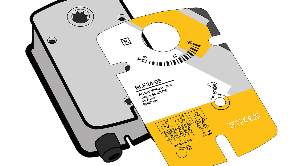 Development of electric drives with logo and brand of the customer