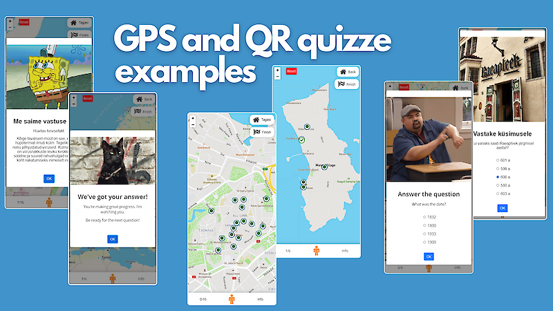 7. Energise Events with interactive GPS or QR code Quizzes
