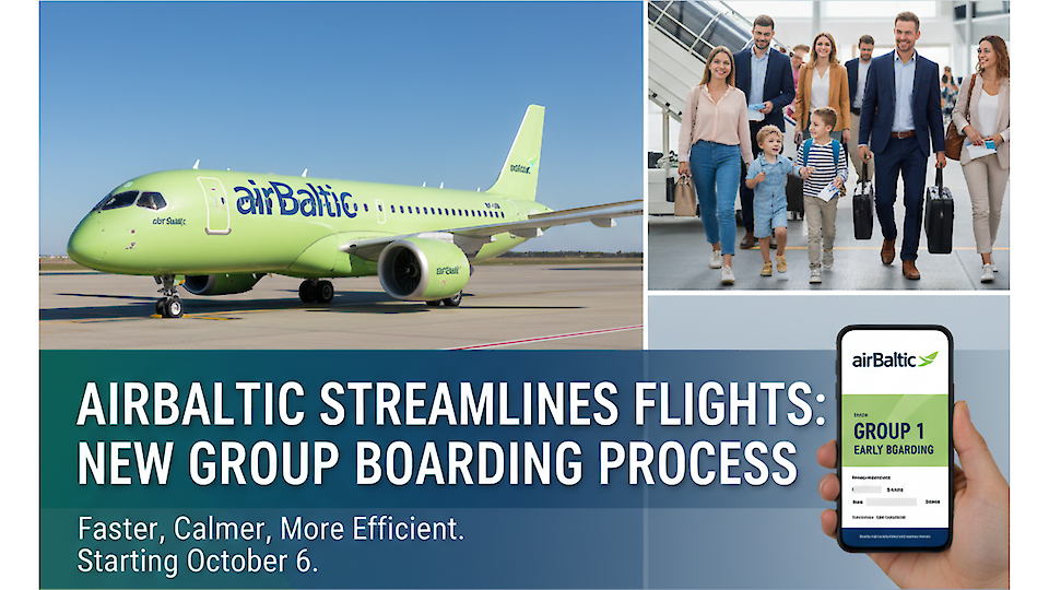 airBaltic Implements New Boarding Process to Streamline Flights