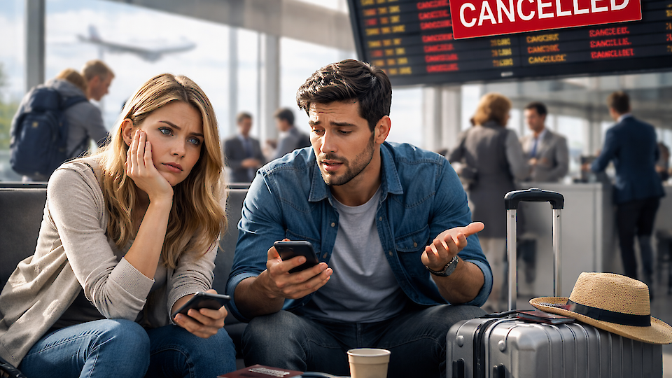 Flight Cancelled Last Minute: Refund, Compensation, or Both?